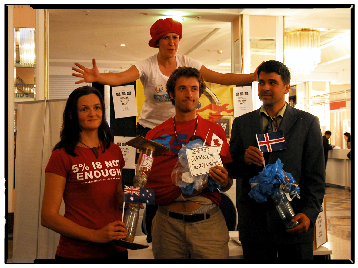 Day 1:UN Climate Change Talks in Bonn. Australia is awarded a prize for being the best of the worst on climate action 