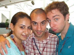 Andrea the Italian Tracker and Ole the German Tracker