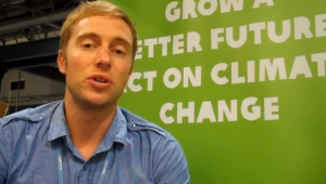 Australian Tracker, Clancy Moore, giving an update on the eve of the last day of talks