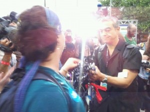 Youth handed back their badges as they leave Rio Plus 20