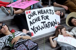 Our hearts ache for you Japan